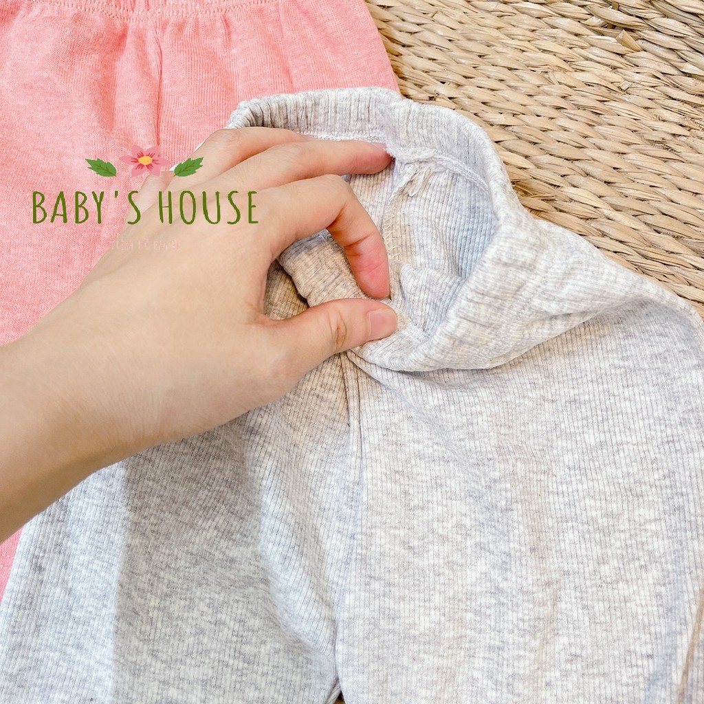 Quần legging đùi màu trơn cho bé gái - Baby's House