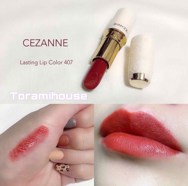 Son Cezanne Lasting Lip Color / son tint Cezanne lasting gloss lip (nội địa Nhật)