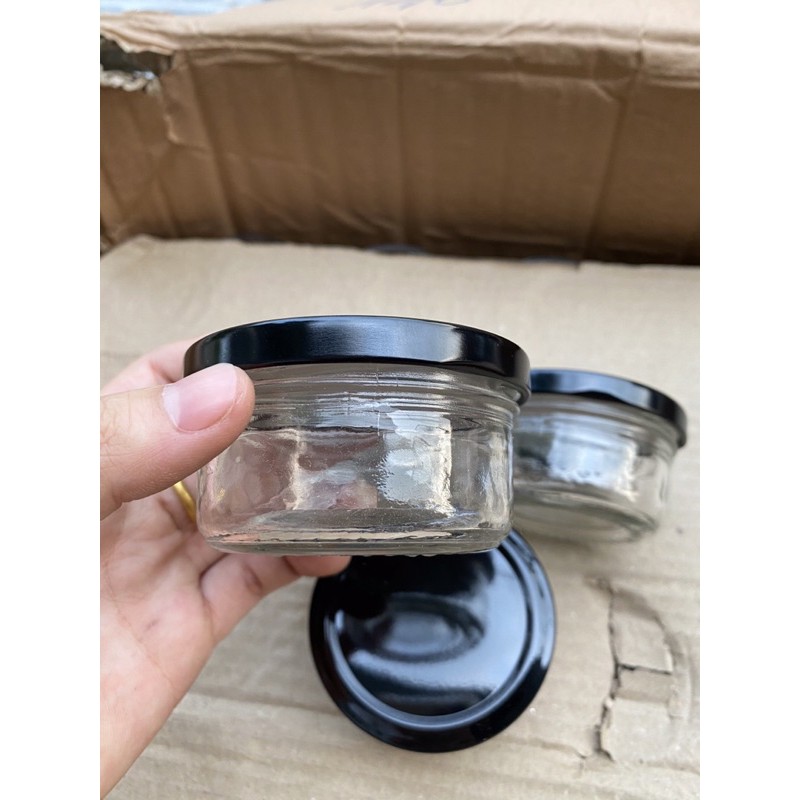 HỦ THUỶ TINH TRÒN ĐÁY RỘNG 70ml-100ml