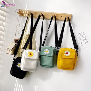 Túi vải canvas đeo vai thời trang cho nữ