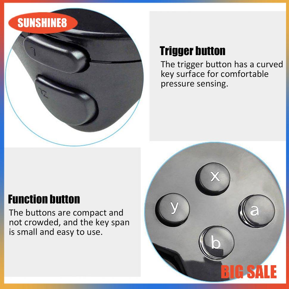 【SUN】For Pro Classic Game PAD Controller Remote Wiimote for Nintend Wii CONSOLE