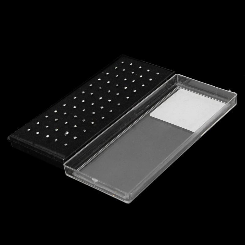 [Hàng mới về] Set 60 khuyên mũi đính đá bằng thép không gỉ