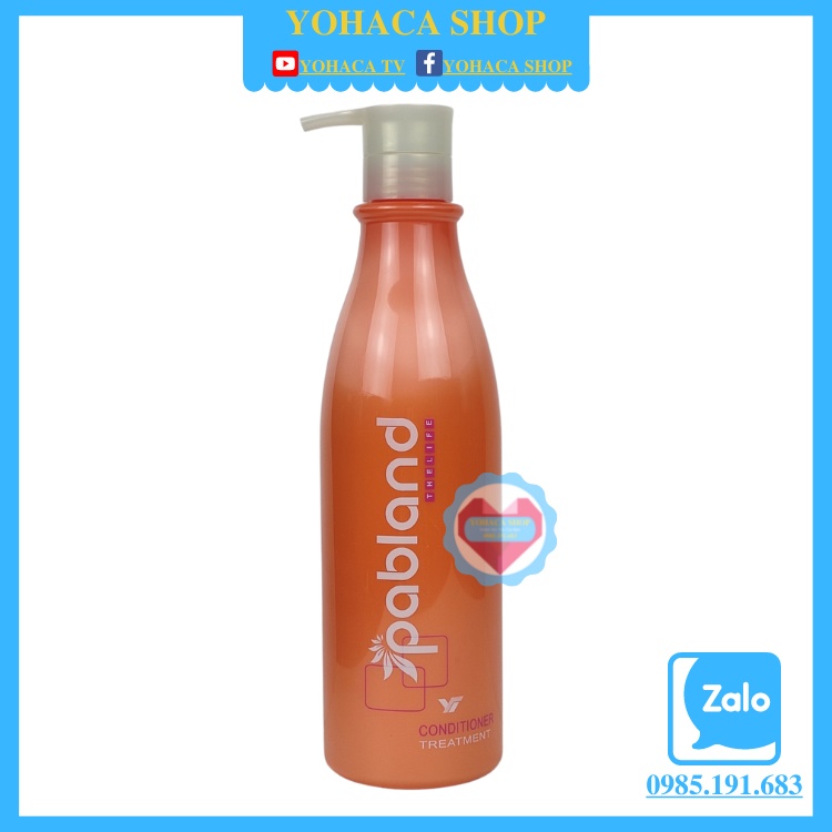 ✅Cặp Dầu Gội Xả Pabland Mềm Mượt 750ml