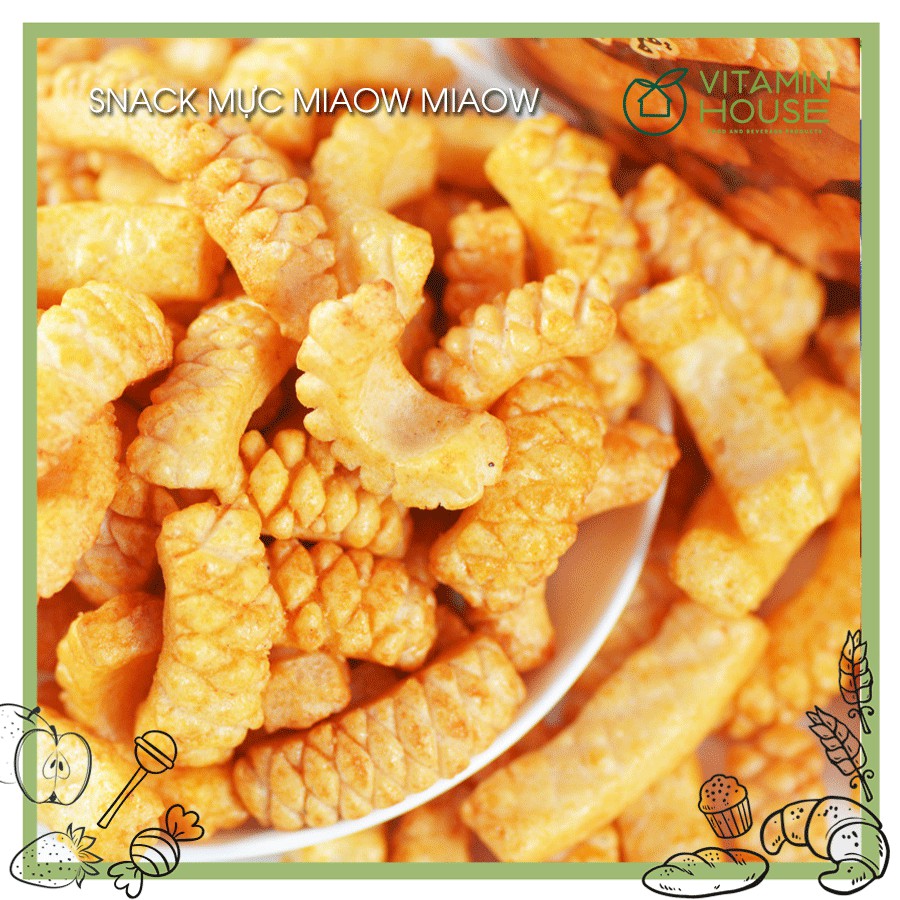 Snack Mực Malaysia Miaow Miaow [VITAMIN HOUSE] -07491