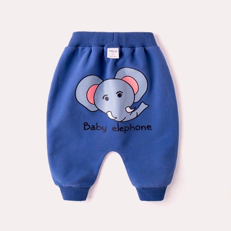 Quần nỉ cho trẻ em 8-18kg, quần nỉ mẫu mông thú cho bé