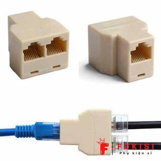 [SIÊU RẺ] Đầu Nối Dây Mạng Chia 1 ra 2  RJ45 truyền tín hiệu ổn định, tiện lợi - Fukisi