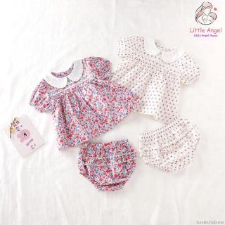Baby Girls Clothes Summer Floral Tops Shorts Girl Casual Shirts Cute Bloomers 2PCs Outfits