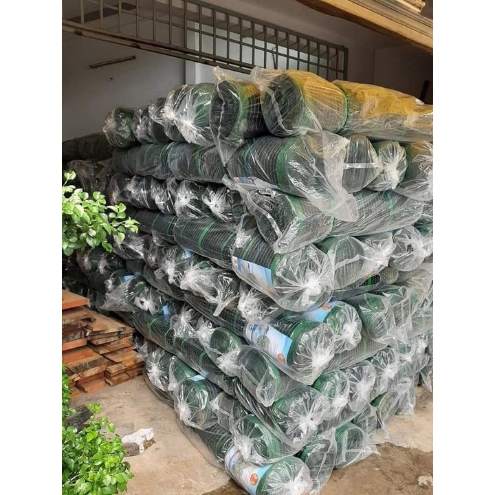Lưới Che Nắng Thái Lan Khổ Rộng 2m Màu Xanh hoặc Đen Che Nắng 70%