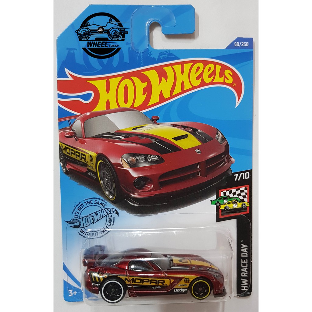 Xe mô hình đồ chơi Hotwheels cơ bản 1:64 - Dodge Viper SRT10 ACR