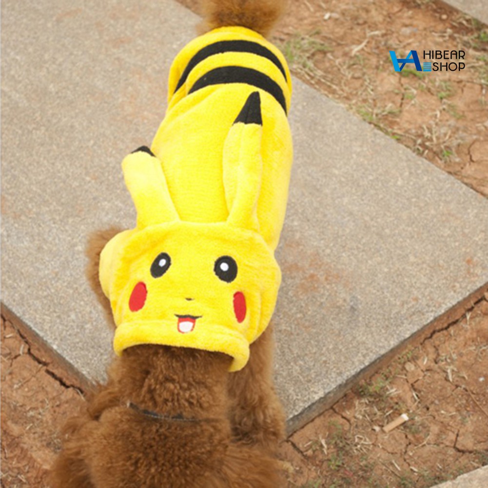 Bộ Đồ Hóa Trang Pikachu Cho Thú Cưng