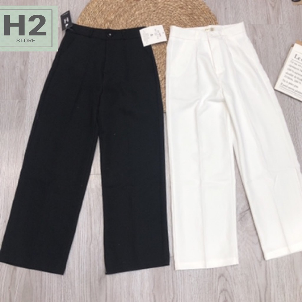 Quần Xuông Dài Nữ Ống Rộng Dáng Đứng Lưng Cao Thiết Kế H2 Strore | BigBuy360 - bigbuy360.vn