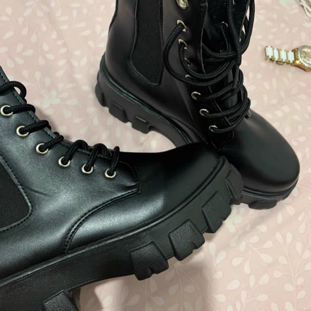 (Sẵn )Boot đen cao cổ đế cao uzzlang siêu xịn🔥🔥🔥 | BigBuy360 - bigbuy360.vn