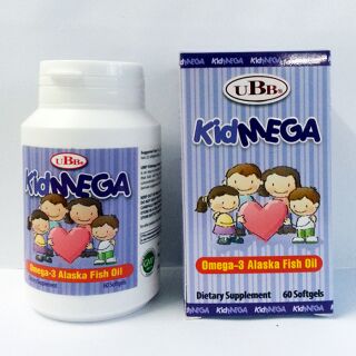 Kidmega UBB - Omega3 viên uống bổ não - sáng mắt - chắc xương cho bé