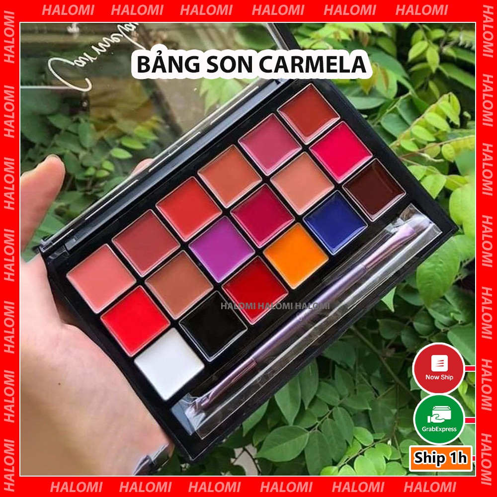 Bảng Son Dupe Anastasia Carmela 18 Ô Cao Cấp Với Chất Son Lì Lên Màu Chuẩn Không Khô Môi