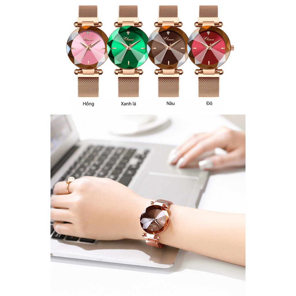 (CHÍNH HÃNG)Đồng Hồ Nữ CHENXI Dây Titanium Mặt 3D sang trọng | BigBuy360 - bigbuy360.vn