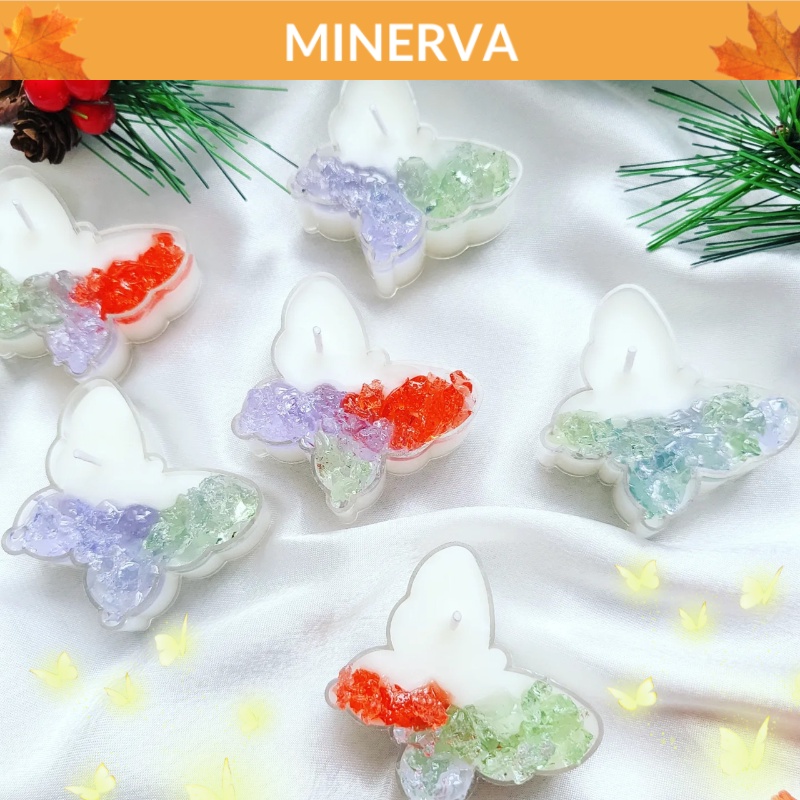 Nến thơm tealight sáp gel khuôn bướm BUTTERFLY CANDLE làm quà tặng handmade , quà tặng tiệc cưới , sự kiện event