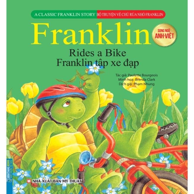 Sách - Bộ truyện về chú rùa nhỏ Franklin - Song ngữ Anh Việt (8 cuốn)