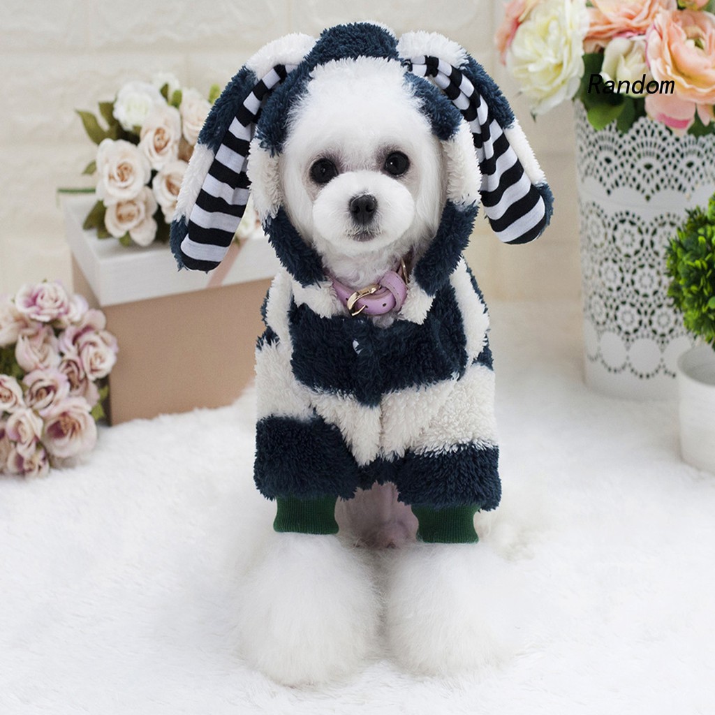 Áo Hoodie Tai Thỏ Dễ Thương Cho Thú Cưng