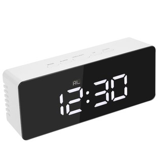 forkoobe.vn Multi Functional Digital LED Mirror Clock Alarm Night Lights Thermometer