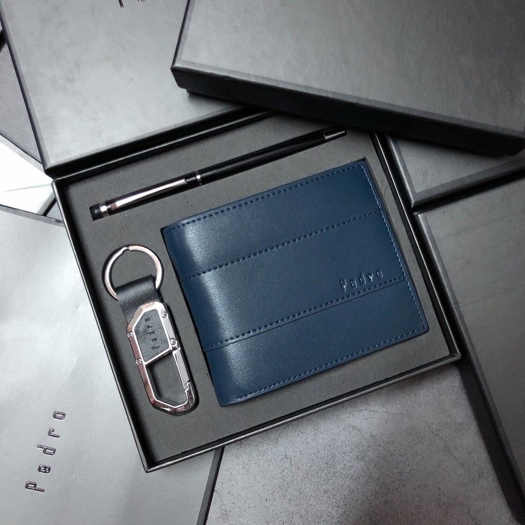 Ví ngắn Pedro nam kèm bút và khóa SP09