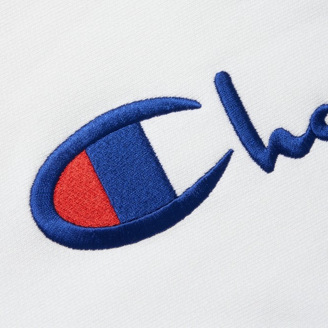 Áo sweater nỉ Champion Reverse Weave Crew Neck Sweatshirt 212576 màu trắng