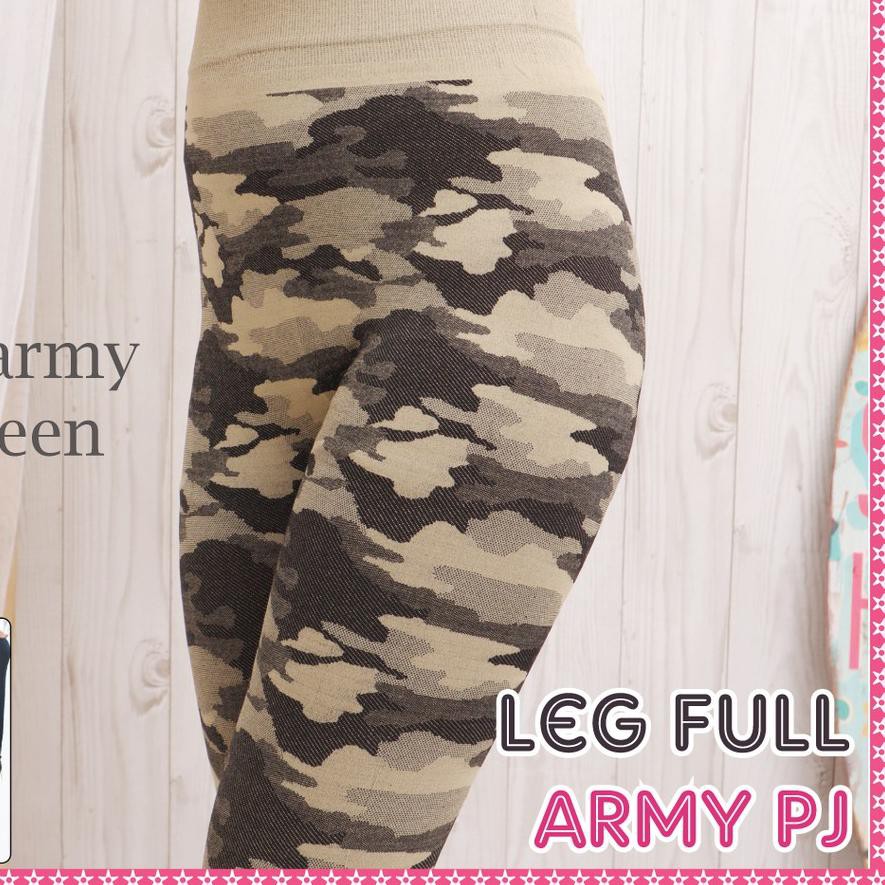 ✪ Quần Legging Dài Kiểu Quân Đội Toàn Bộ Cho Nữ ☟
