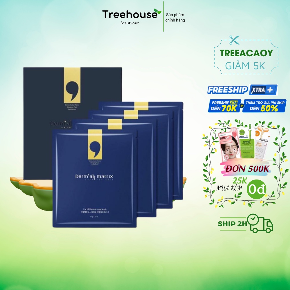 MẶT NẠ THẠCH COLLAGEN NÂNG CƠ SÁNG DA DERM ALL MATRIX HÀN QUỐC TREEHOUSE SHOP