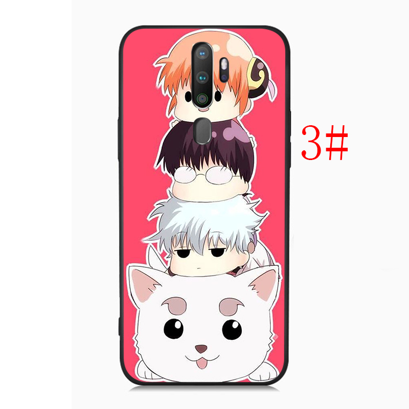 Ốp Lưng Silicone In Hình Anime Gintama Cho Oppo A8 A31 2020 A37 A39 A57 A77 A83 A91 A52 A72 A92 A92S A93