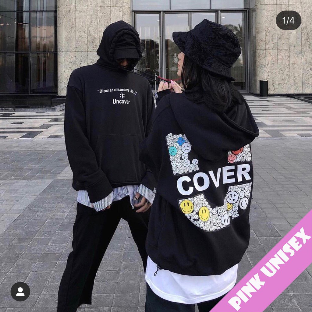 [Mã FATHANG5 giảm 10K đơn 50K] [ FULL SIZE + ẢNH THẬT ] Áo Hoodie nỉ bông UN.CO.VER ĐEN Unisex | WebRaoVat - webraovat.net.vn