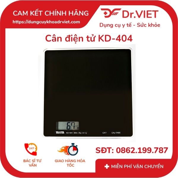 CÂN ĐIỆN TỬ TANITA KD404 (NHỎ GỌN DÙNG ĐỂ CÂN THỰC  PHẨM, CÂN LÀM BÁNH) - DR VIET