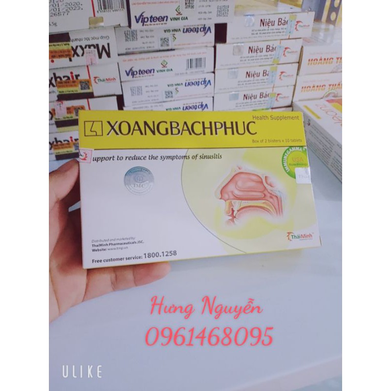 (Chính hãng) XOANG BÁCH PHỤC - hỗ trợ điều trị xoang cấp và mãn tính ,giảm dị ứng,bớt lo xoang