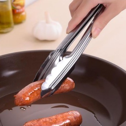 Kẹp inox gắp thức ăn, đồ nóng, đá 88104 GIADUNG STORE88