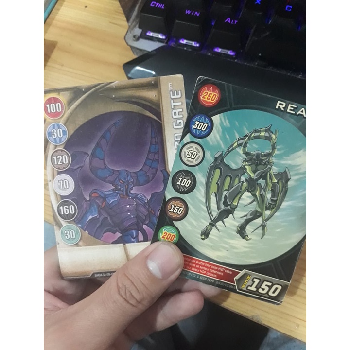 Đồ chơi bakugan thẻ cứng_thẻ sắt, gate nhân vật