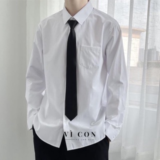 Cà vạt học sinh nam nữ, cà vạt học sinh VICON vải lụa phi bóng cavat bản nhỏ 5cm giá rẻ phong cách công sở