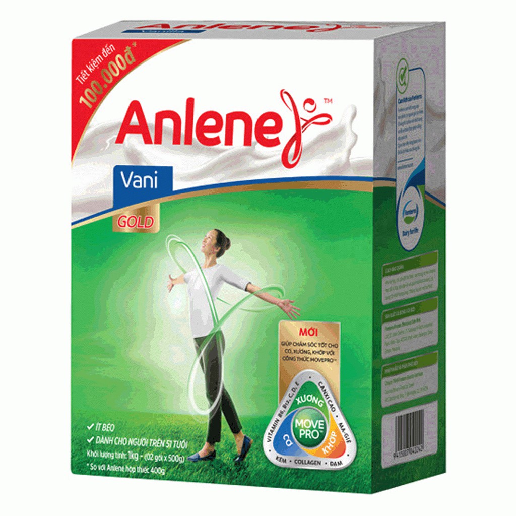Sữa Anlene Gold Trên 40 Tuổi hộp giấy 1.2kg (Date 10/2022)... | BigBuy360 - bigbuy360.vn