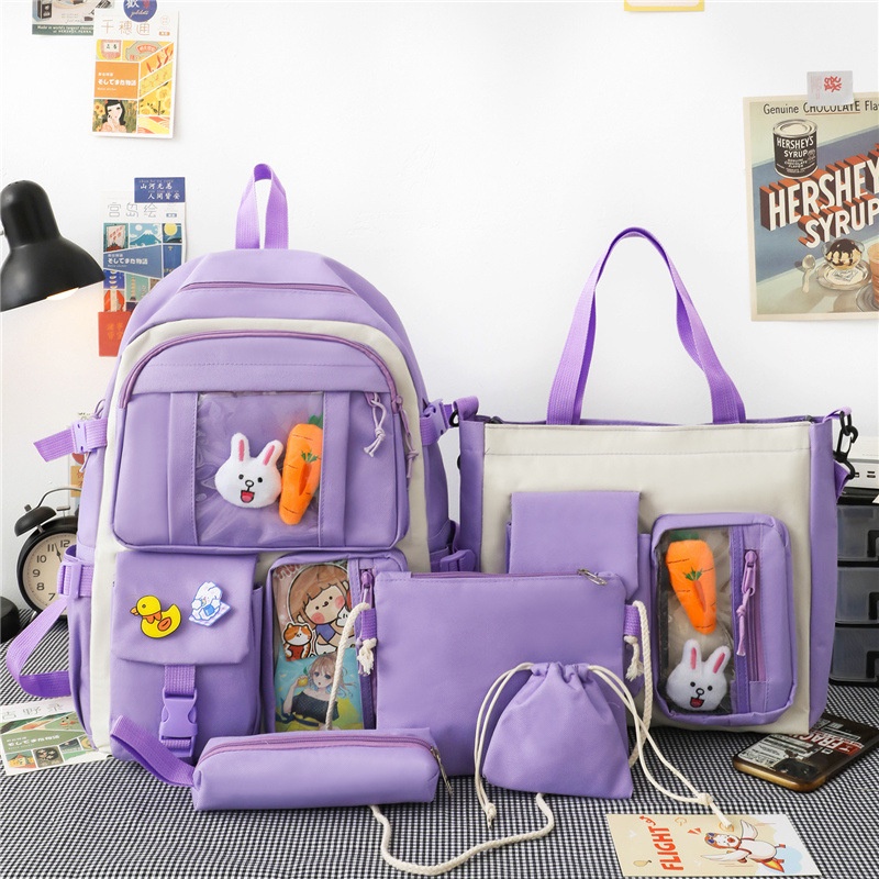 Balo đeo vai IELGY sức chứa lớn siêu nhẹ dành cho học sinh