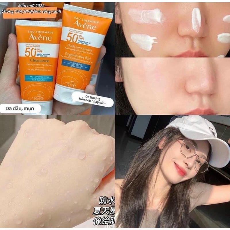 Kem Chống Nắng Avene Cleanance Sunscreen Spf50 Mẫu Mới