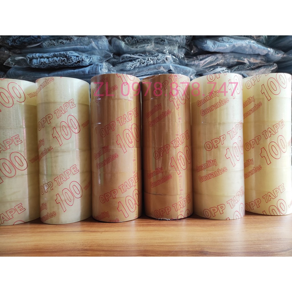 1 Cây Băng Keo Loại 100 Yard , 4.8cm ( Hơn 1 Kg)