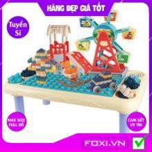 Đồ chơi bàn Lego vòng xoay khổng lồ-Trò chơi giải trí vui nhộn-sáng tạo-thông minh-bổ ích-game-lắp-ráp-xếp-hình