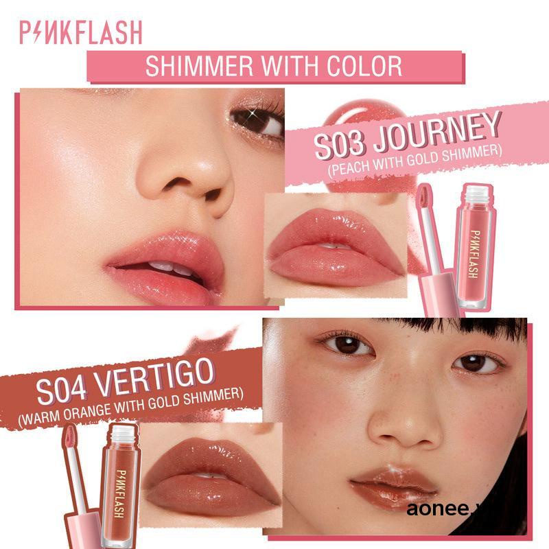 ✨✨Son Bóng Pinkflash Dưỡng Ẩm Cho Đôi Môi Căng Mọng 1 piece 30g
