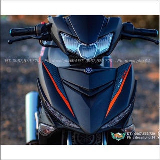 Tem Trùm Exciter 150 xám đen đỏ