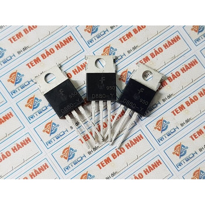 [Combo 10 chiếc] D880 D880-Y 2SD880-Y Transistor NPN 60V/3A TO-220