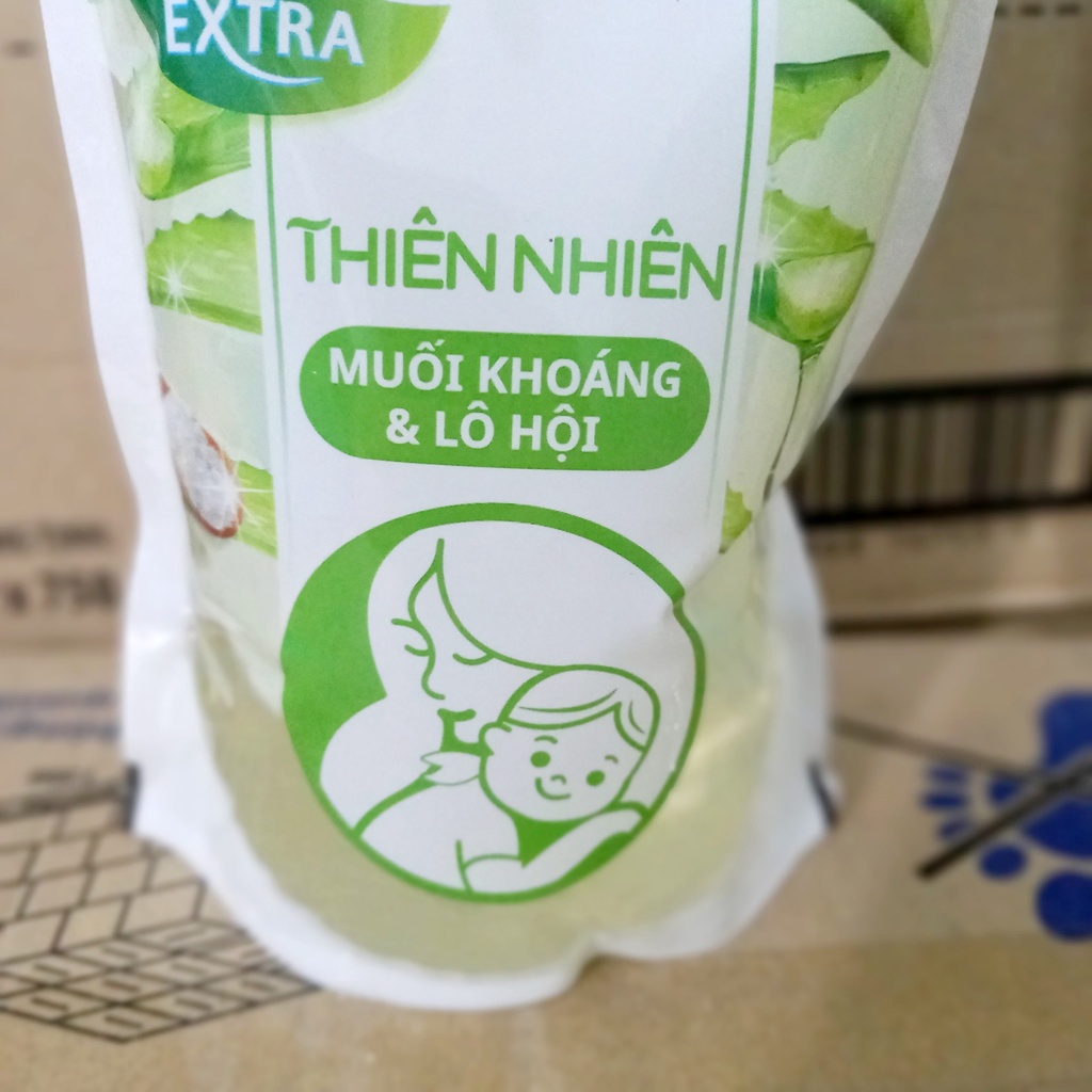 Nước rửa chén Sunlight túi 750g hương thiên nhiên lô hội