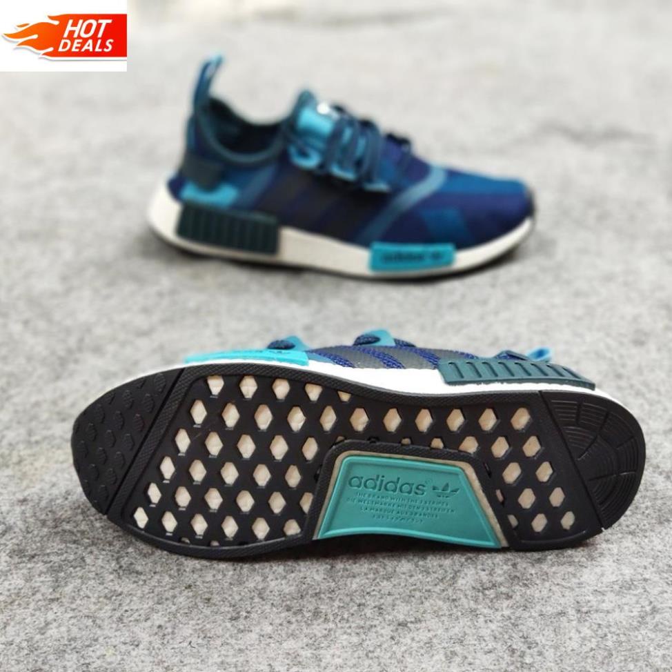 Giày thể thao nữ nam Giày Adidas NMD nữ nam full size 36-44 màu mận :