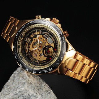 (GIẢM MẠNH) Đồng Hồ Cơ Automatic Winner -  Nam máy Nhật Chính Hãng [Tặng thắt lưng + Vòng tay Tỳ hưu]