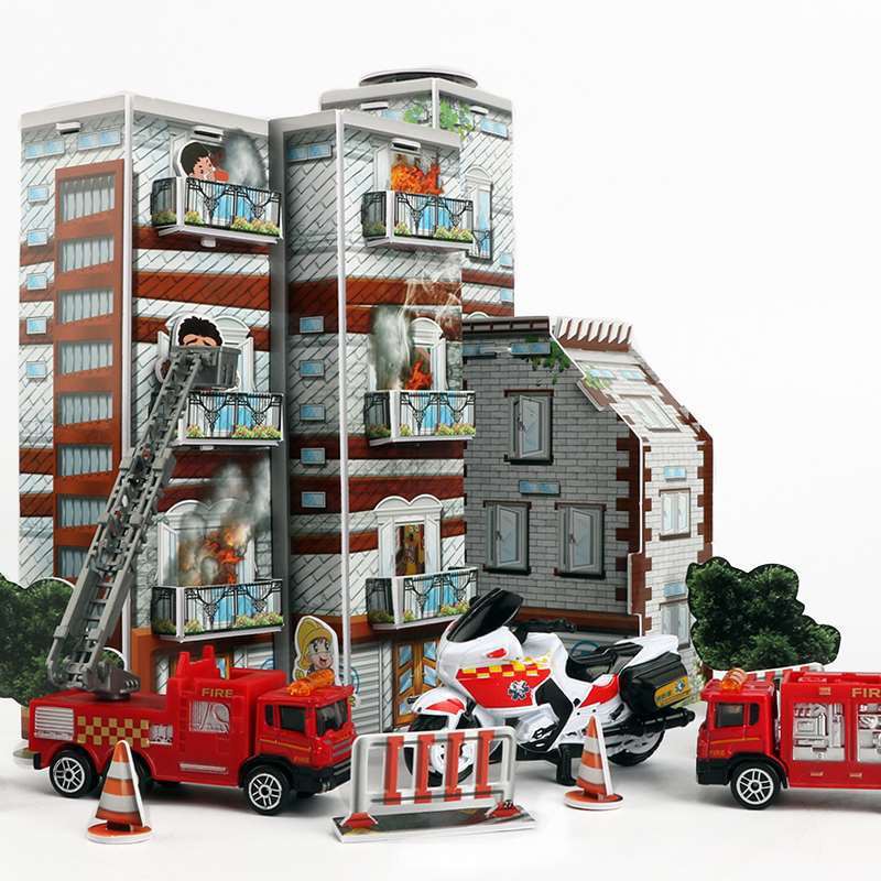 Mua ba tặng một phích cắm tự làm miễn phí Mô hình giấy 3D không thấm nước cho trẻ em Tự làm bằng tay khuôn giấy ngôi nhà