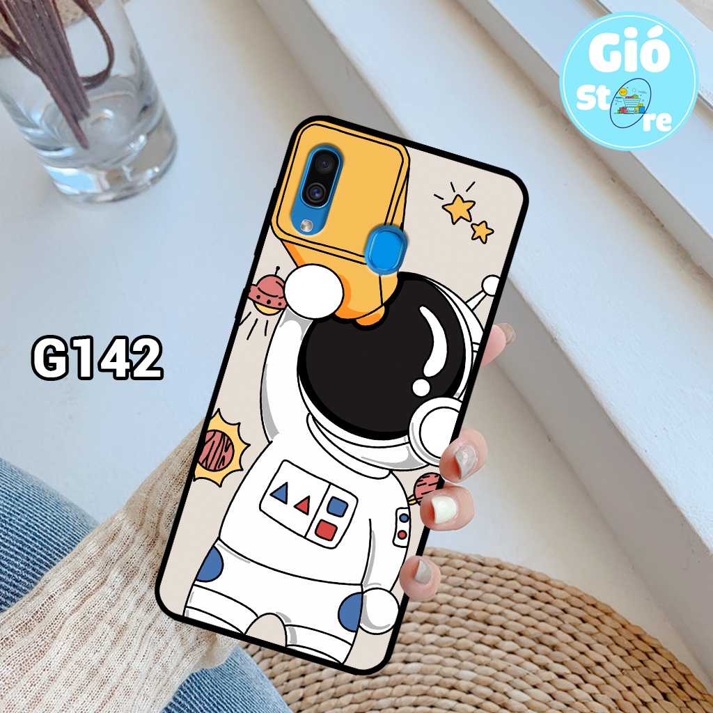 Ốp lưng SAMSUNG A20/ A30/ M20/ A10S - Ốp điện thoại SAMSUNG in hình vũ trụ, phi hành gia,lưng nhựa cứng viền dẻo