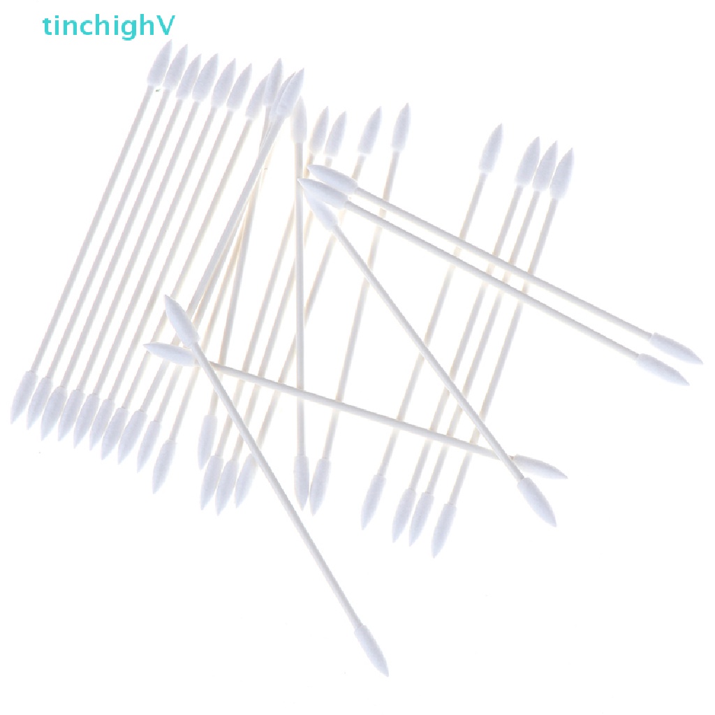 Set 50 / 100 Tăm Bông Vệ Sinh Cổng Sạc / Tai Nghe Chống Bụi