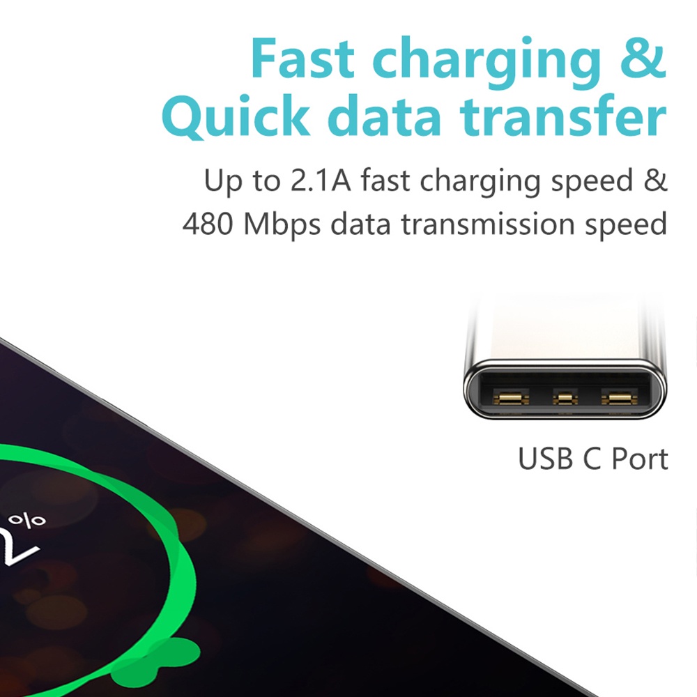 VIRWIR Dây Cáp Sạc Nhanh USB C 1M / 2M Chuyên Dụng Cho Huawei Xiaomi Samsung