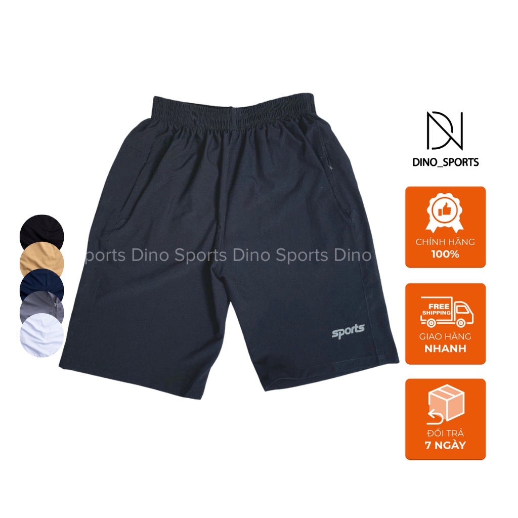 Quần sooc nam DINO SPORTS quần đùi dáng thể thao bóng đá hoạt động thoải mái năng động